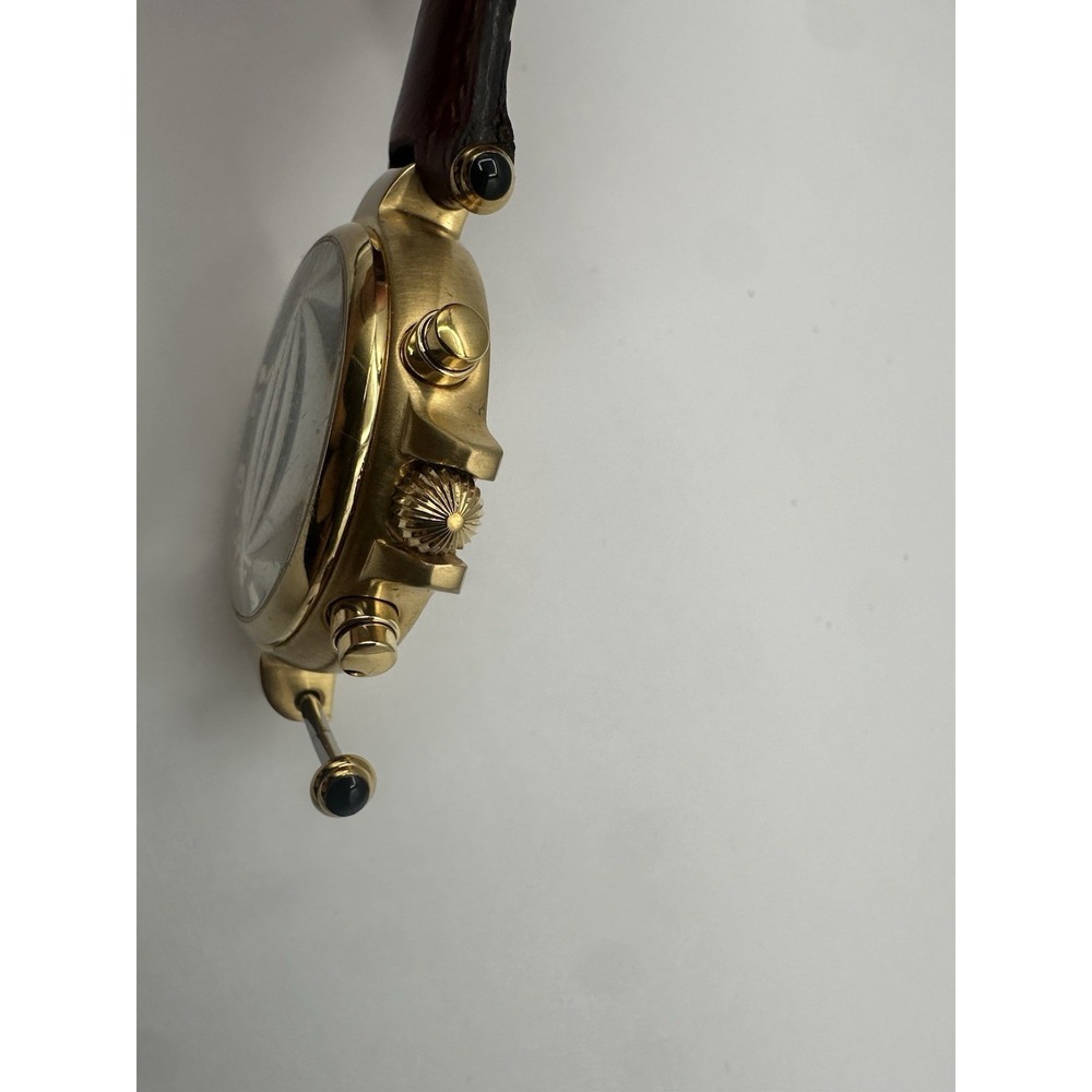 Stauer Graves 33 Automatic Wrist Watch for Men w/ Brown Leather Band - Picture 7 of 8